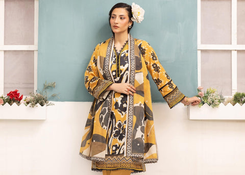 MULTICOLOR PRINTED LAWN