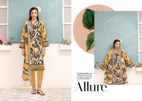 MULTICOLOR PRINTED LAWN