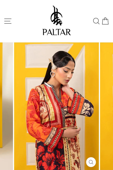 MULTICOLOR PRINTED PREMIUM LAWN 2PC