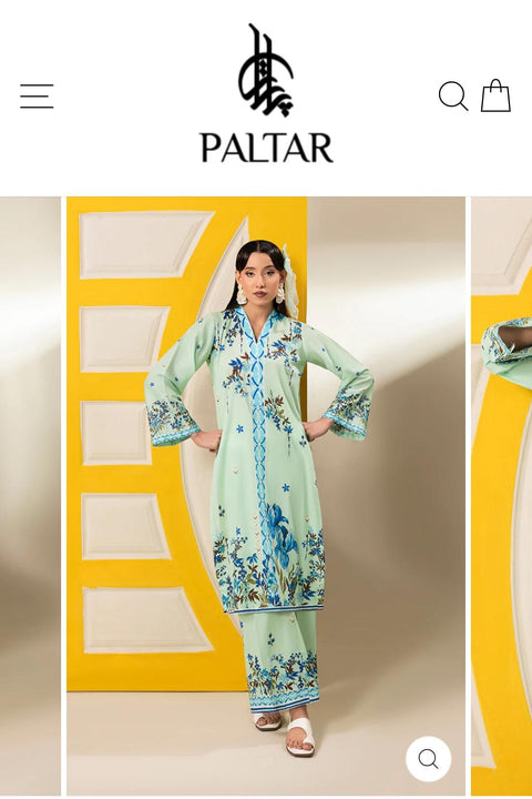 BLUE  LAWN 2PC