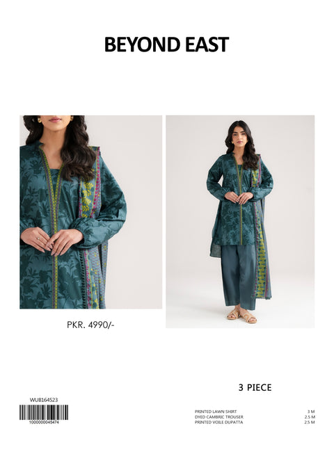 FLORAL PRINTED PREMIUM LAWN 2PC